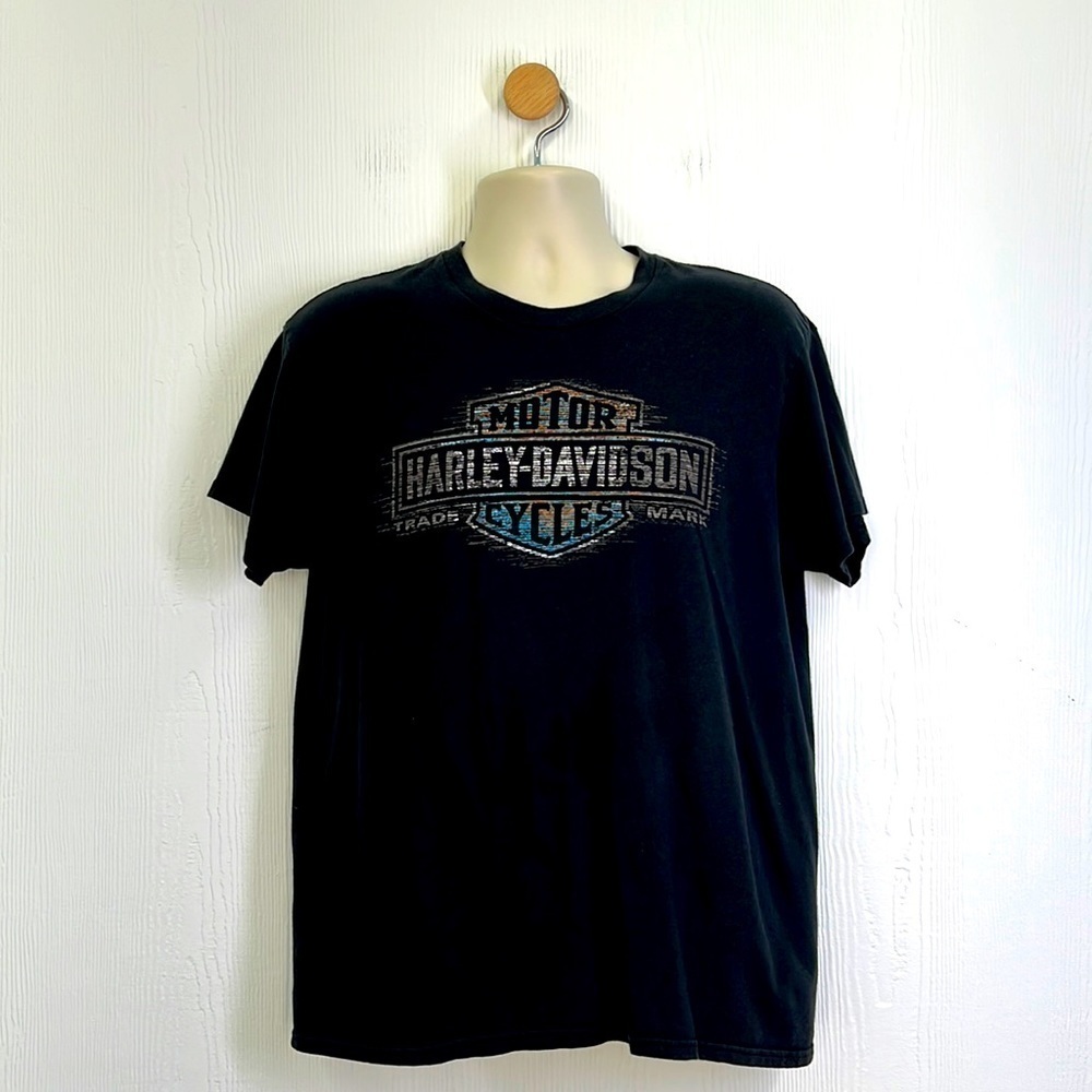 Harley Davidson - 2019 Hellbender Marietta Atlanta GA Skull Short Sleeve Shirt L